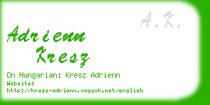 adrienn kresz business card